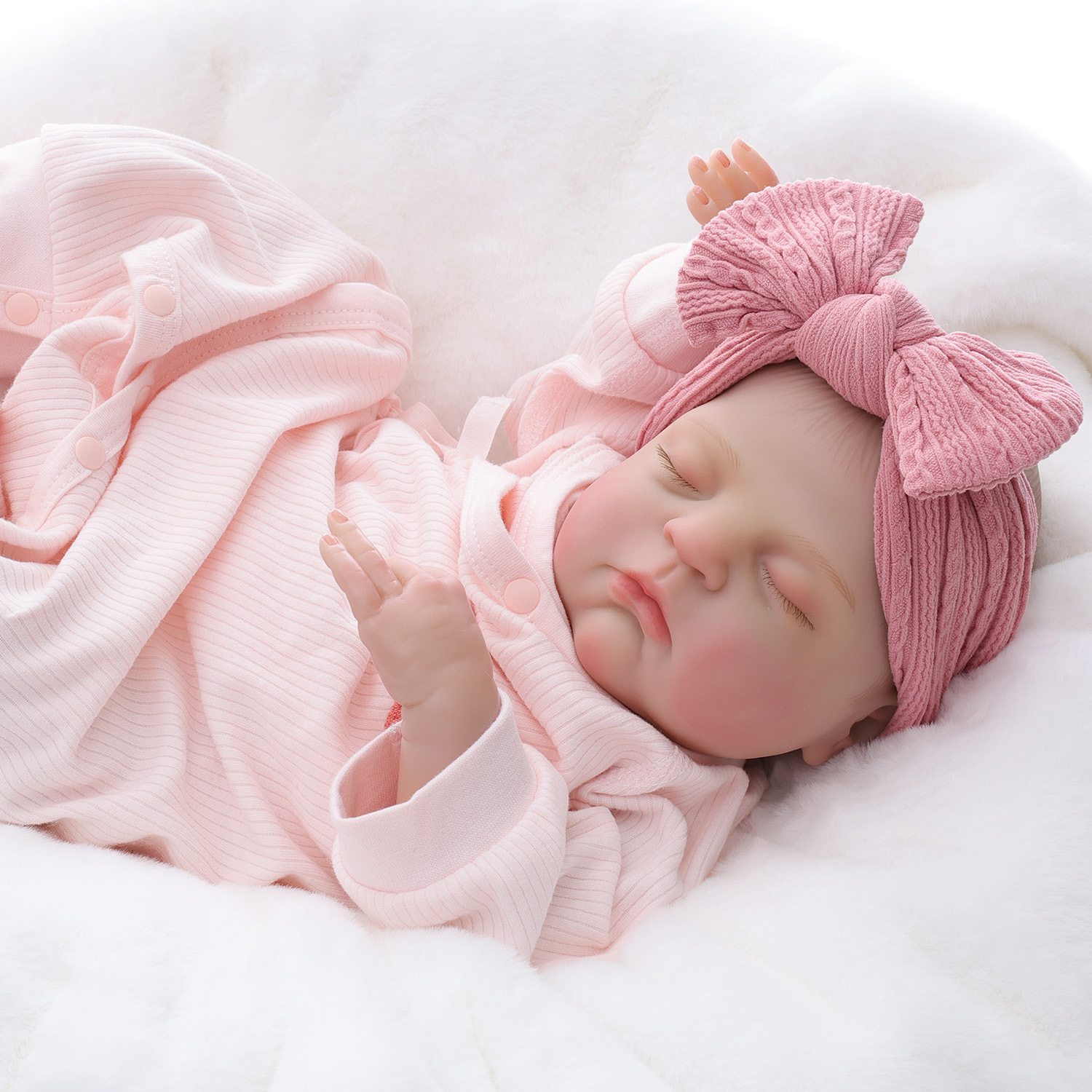 Full Body Vinyl Reborn Doll - Anatomically Correct Realistic Newborn - Image 2