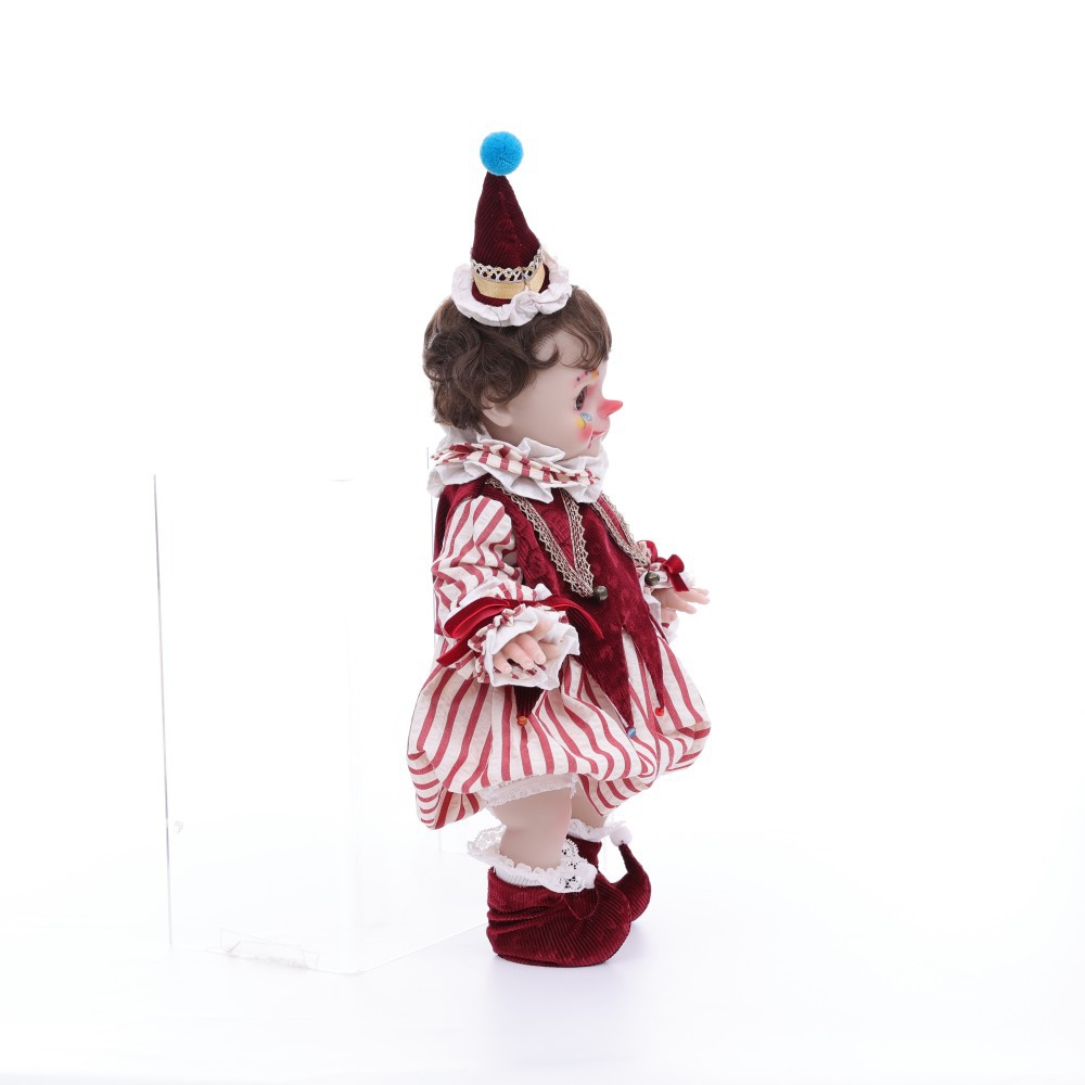 Spooky Cute Reborn Clown Baby - Halloween Themed Realistic Weighted Vinyl Gothic Doll - Image 5